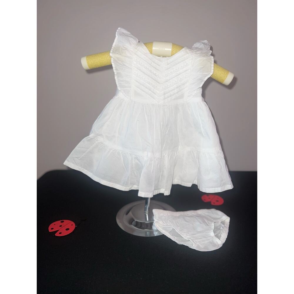 OshKosh B’Gosh Baby Girl Eyelet Linen Dress 6M